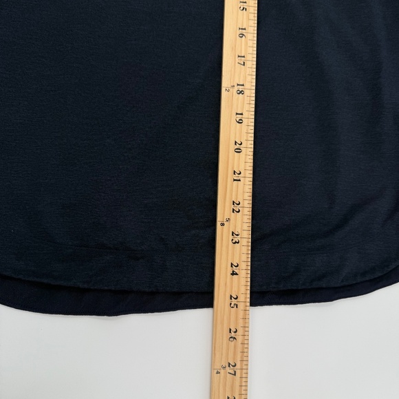 Athleta Uptempo Hoodie Sweatshirt Women Small Blue Navy Athletic Performance - Picture 12 of 13